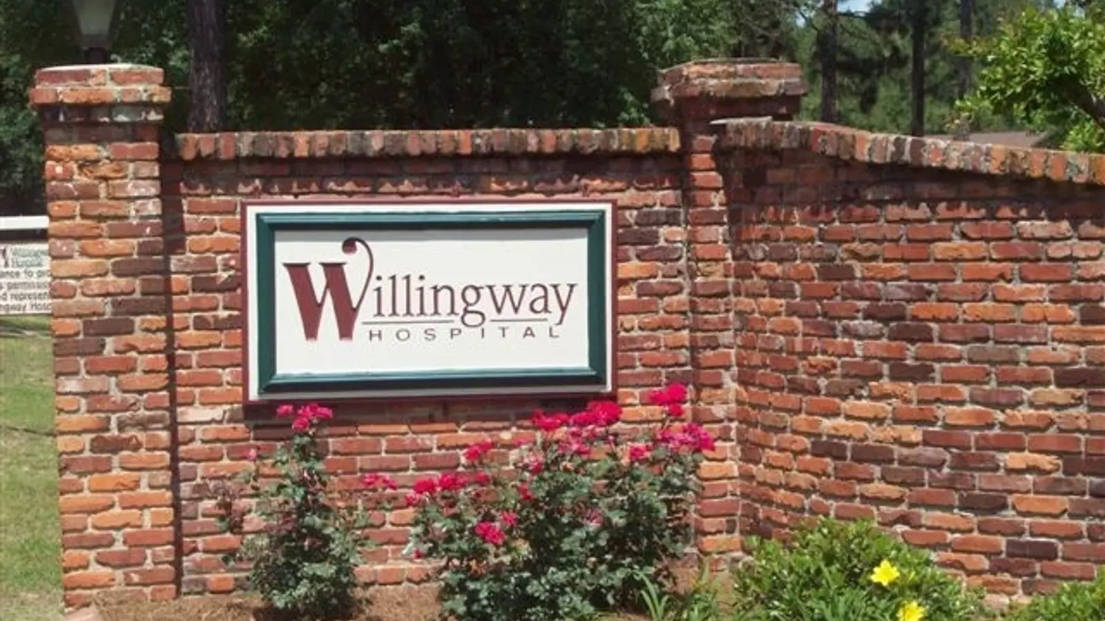 Willingway Hospital Entrance Sign
