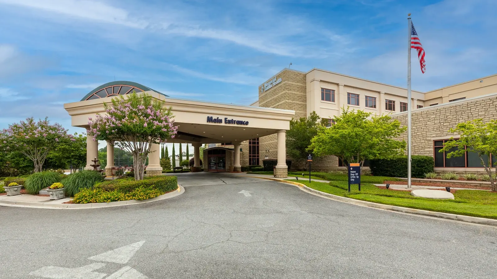 Memorial Health Satilla Health Main Entrance