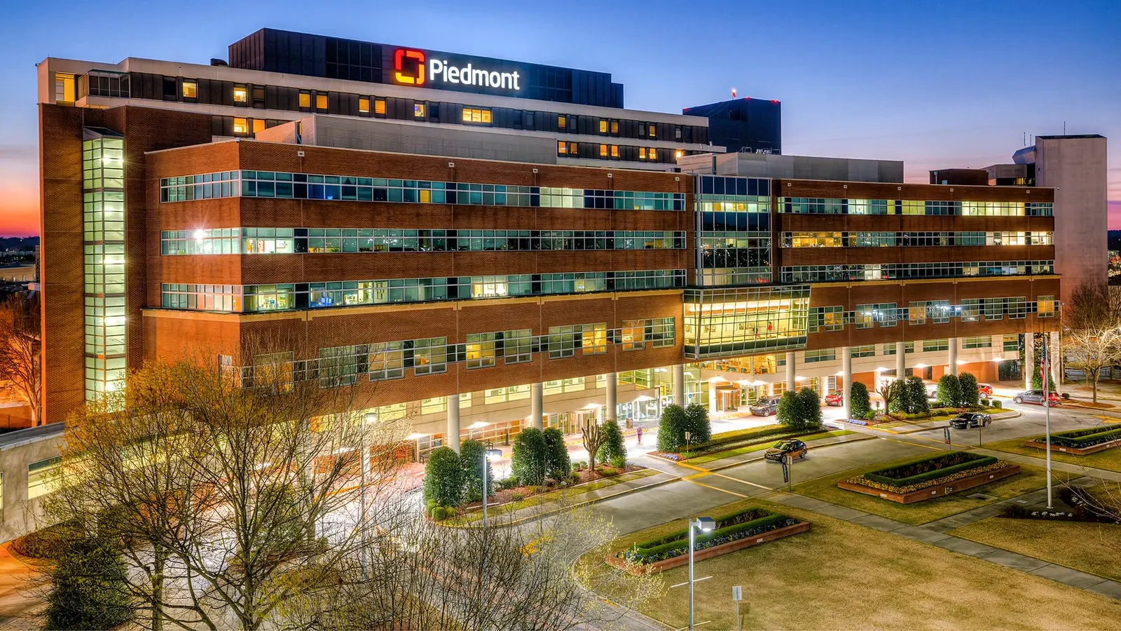 Piedmont Augusta Hospital at Dusk