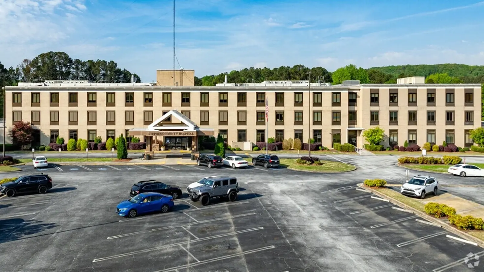 Stephens County Hospital Entrance