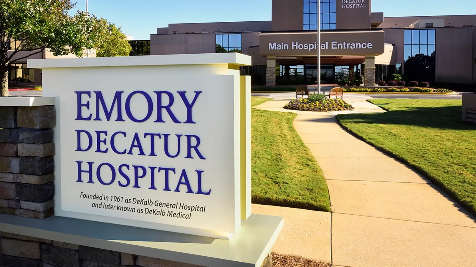 Emory Decatur Hospital Entrance
