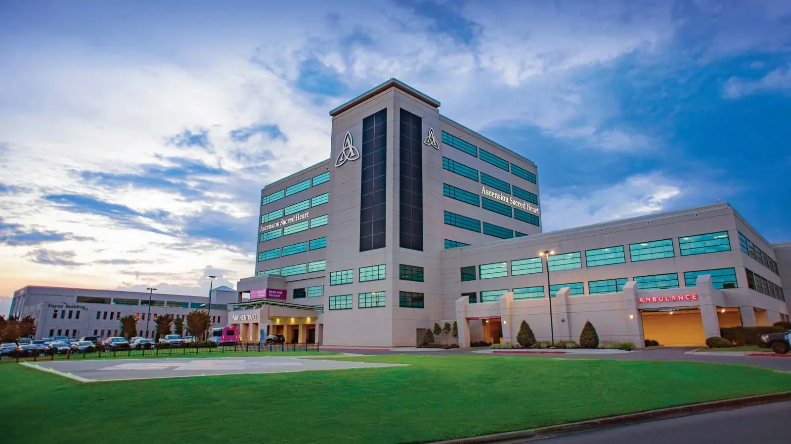 Exterior of Sacred Heart Hospital, Pensacola