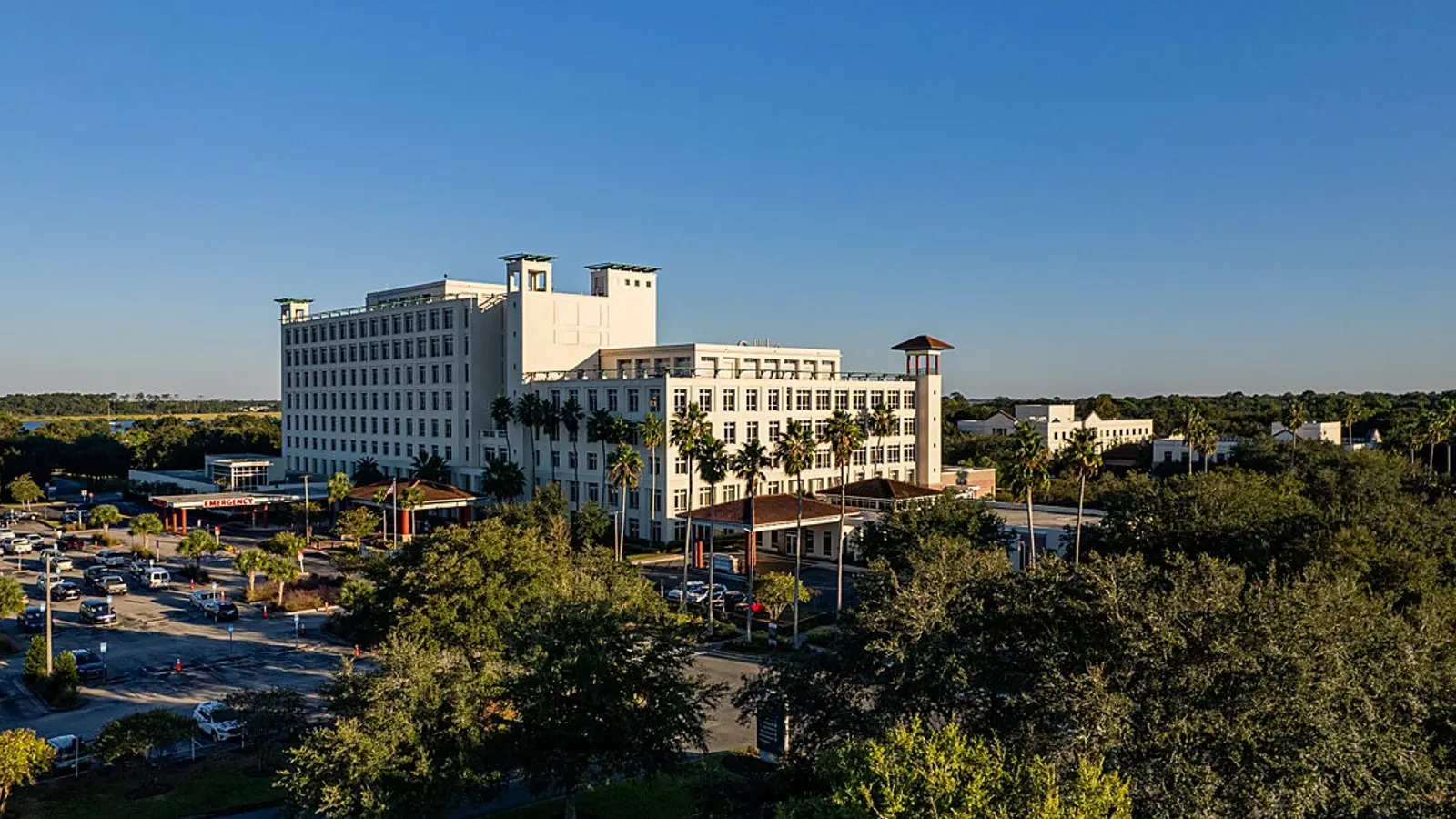 Exterior of UF Health Flagler Hospital