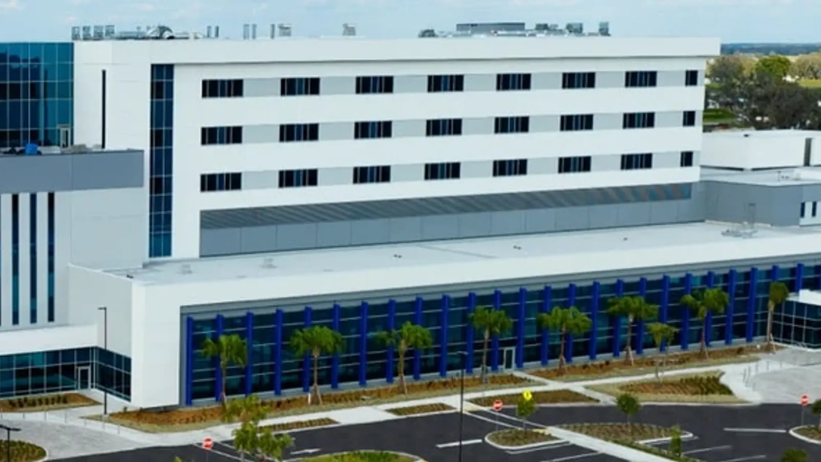 Exterior of South Florida Baptist Hospital