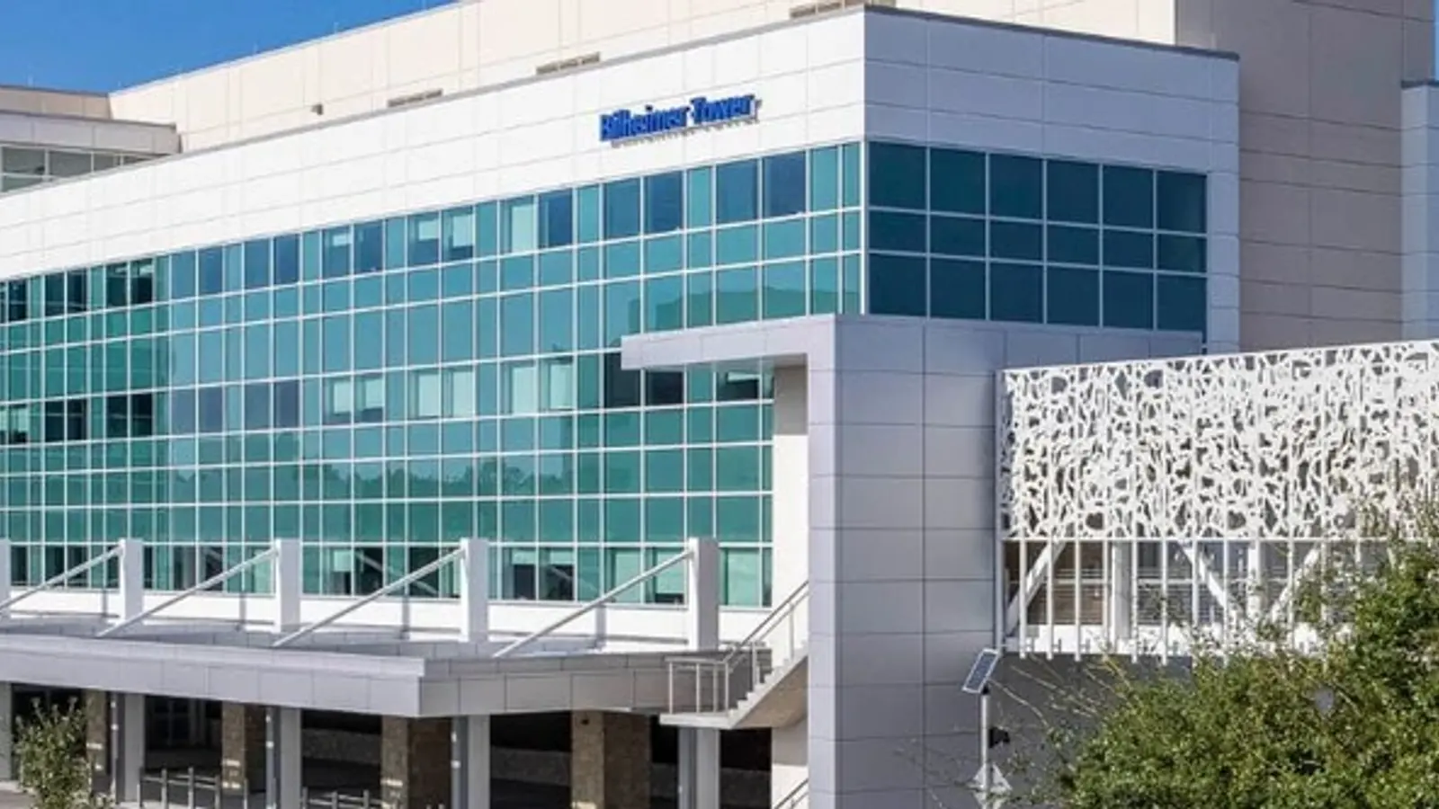 Exterior view of the Bilheimer Tower at BayCare Mease Countryside Hospital
