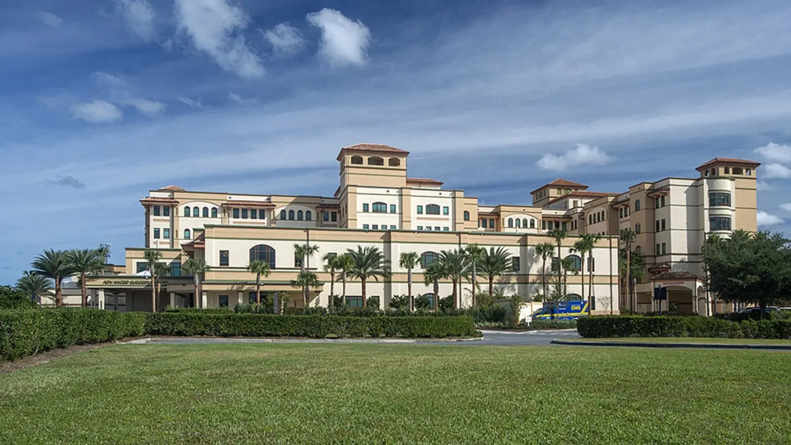 Exterior of UF Health The Villages Hospital