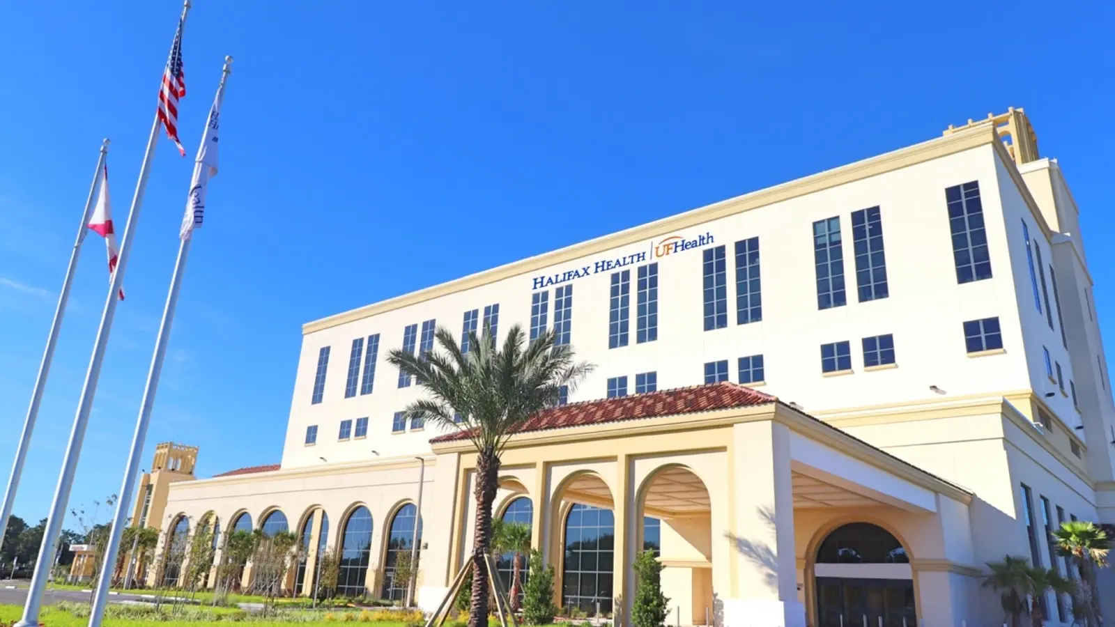 Exterior of Halifax Health/UF Health Medical Center of Deltona