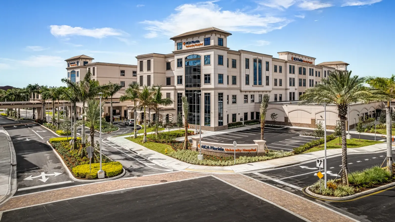 Exterior of HCA Florida University Hospital, Davie