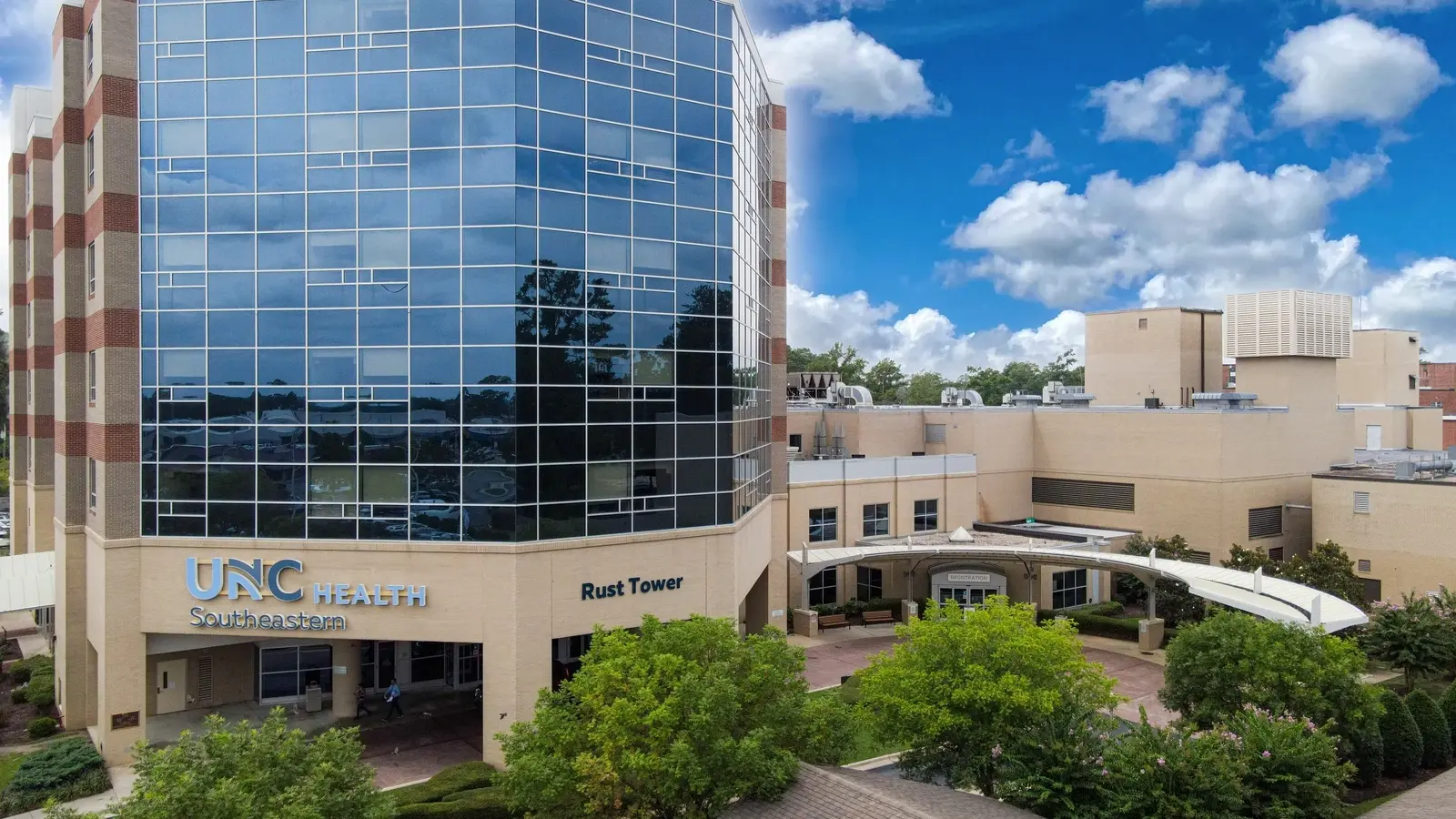 UNC HEALTH SOUTHEASTERN hospital exterior