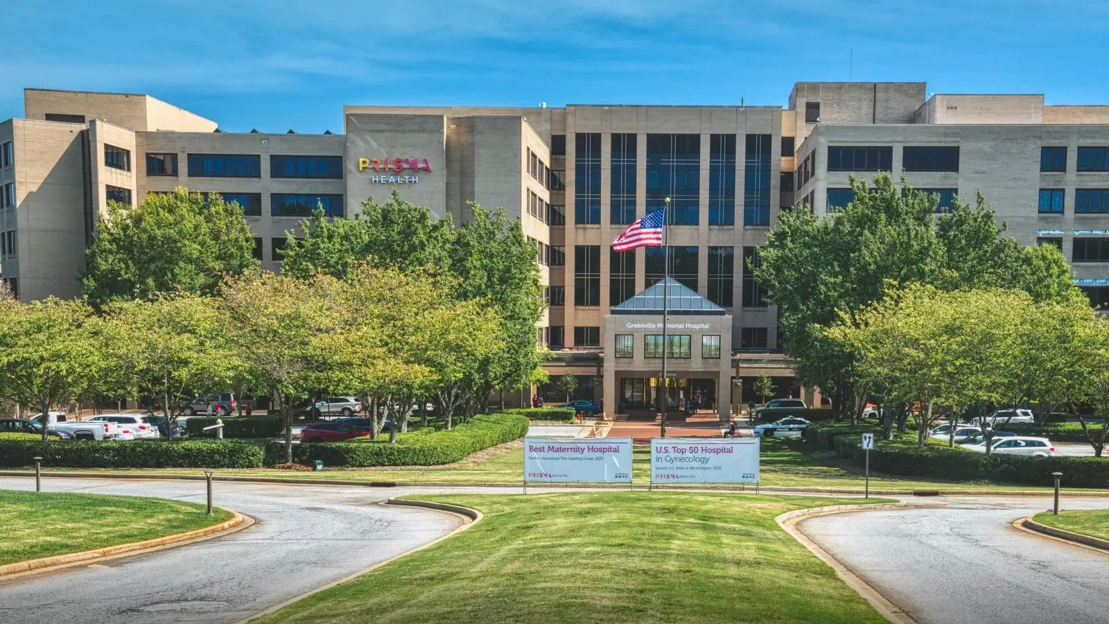 PRISMA HEALTH GREENVILLE MEMORIAL HOSPITAL hospital exterior