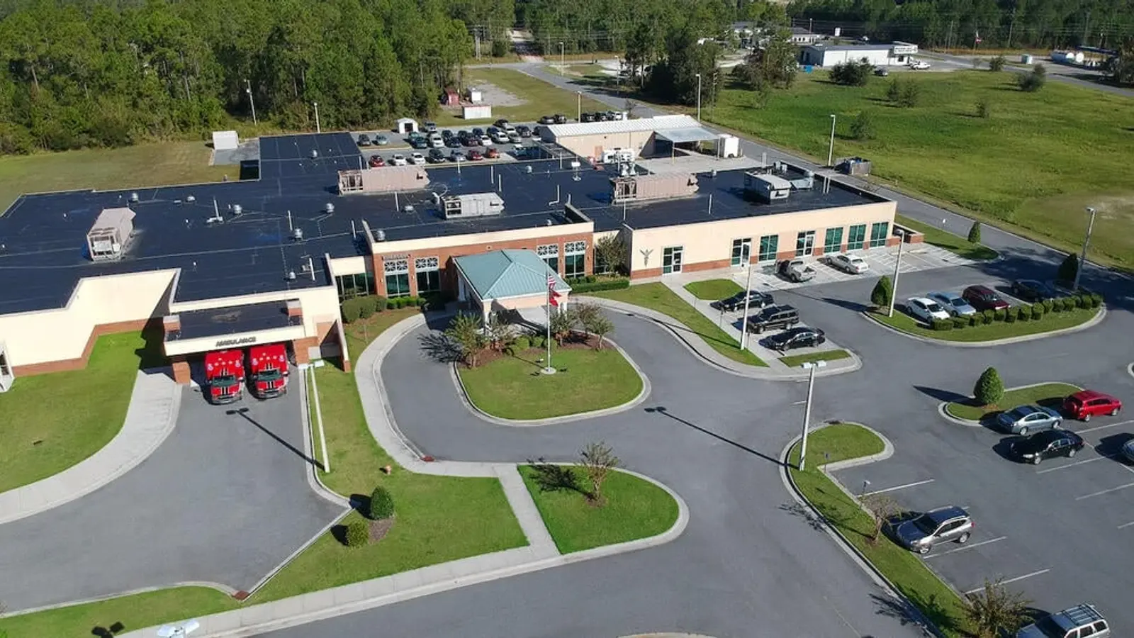 Clinch Memorial Hospital Aerial View