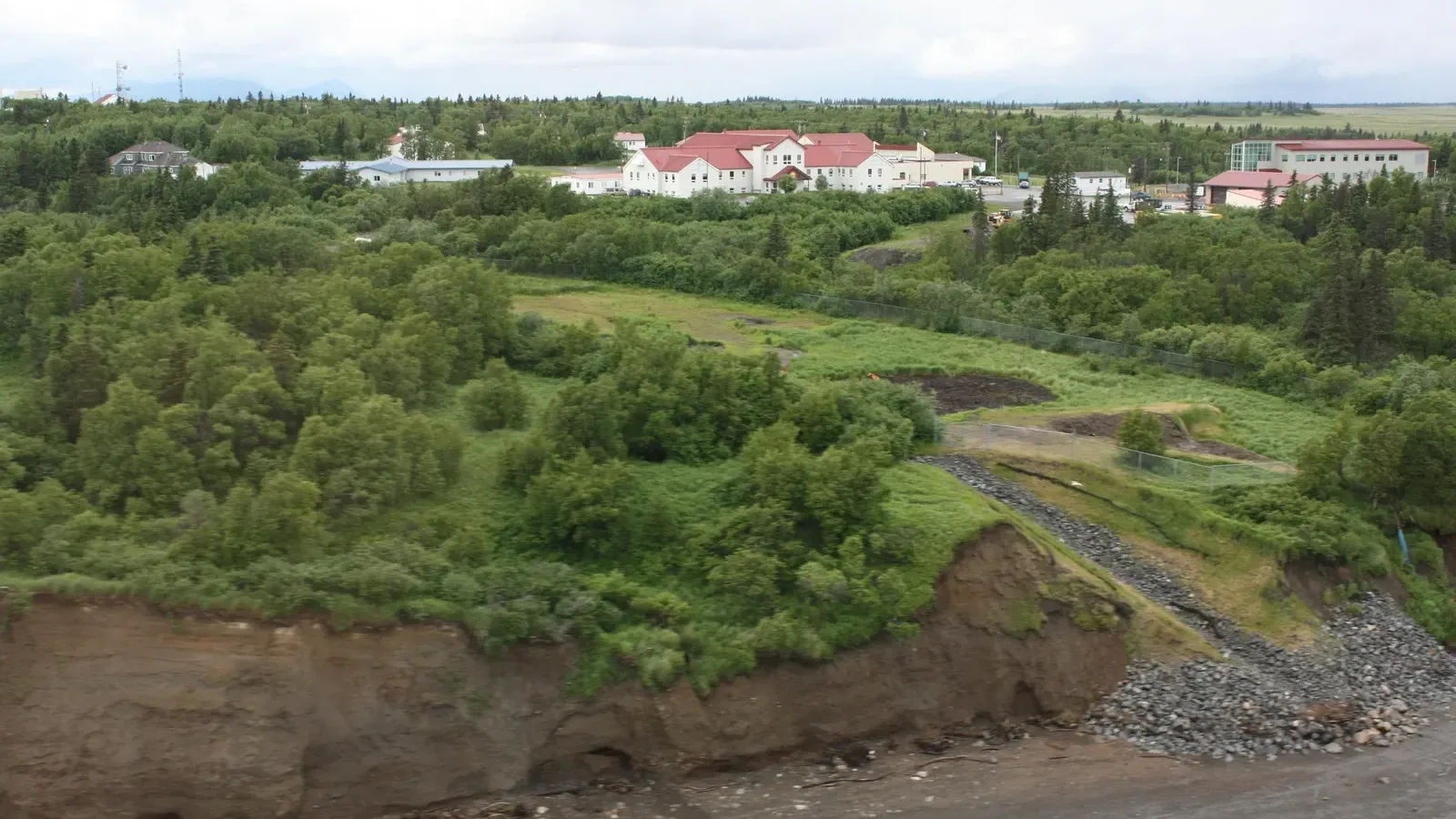 Aerial view of Kanakanak Hospital campus