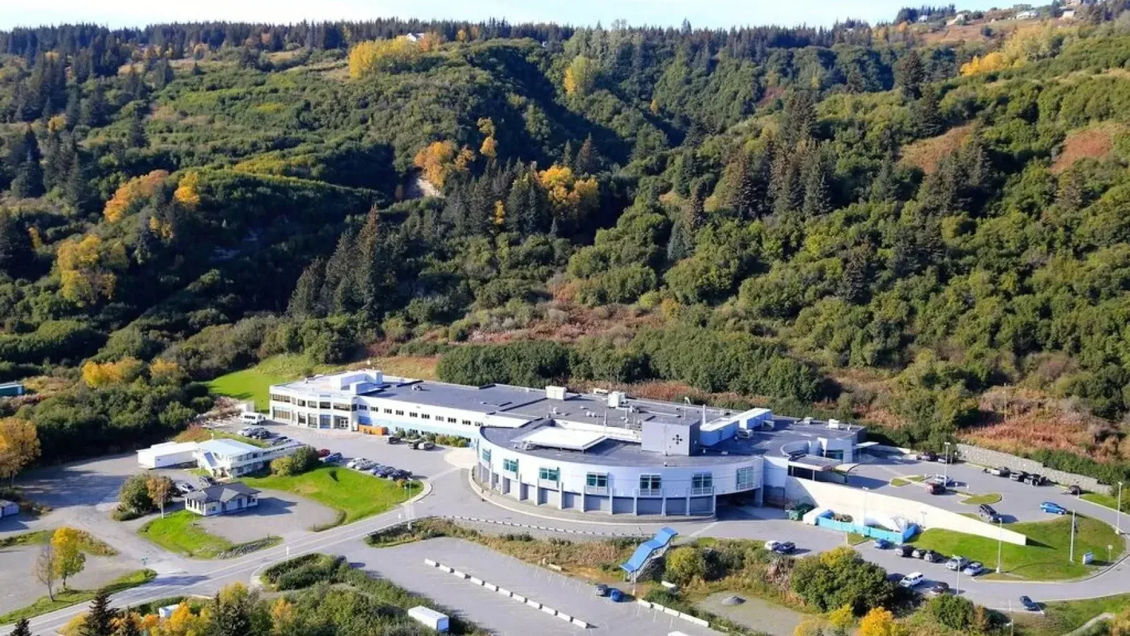 Aerial view of South Peninsula Hospital