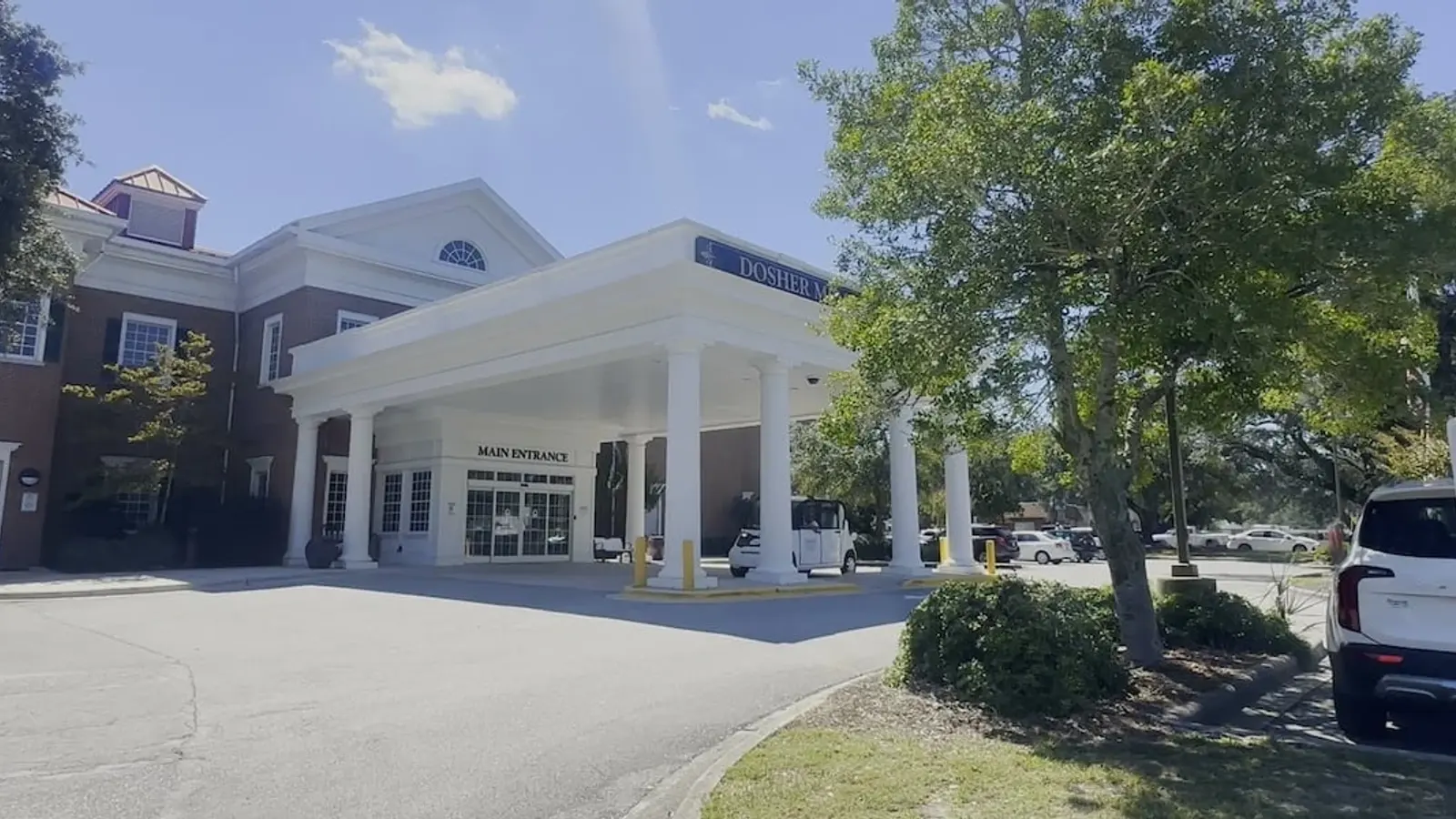 DOSHER MEMORIAL HOSPITAL hospital exterior