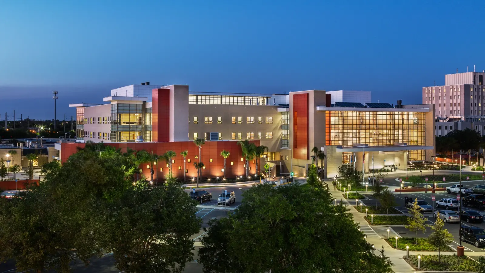 Exterior of Tampa VA Medical Center