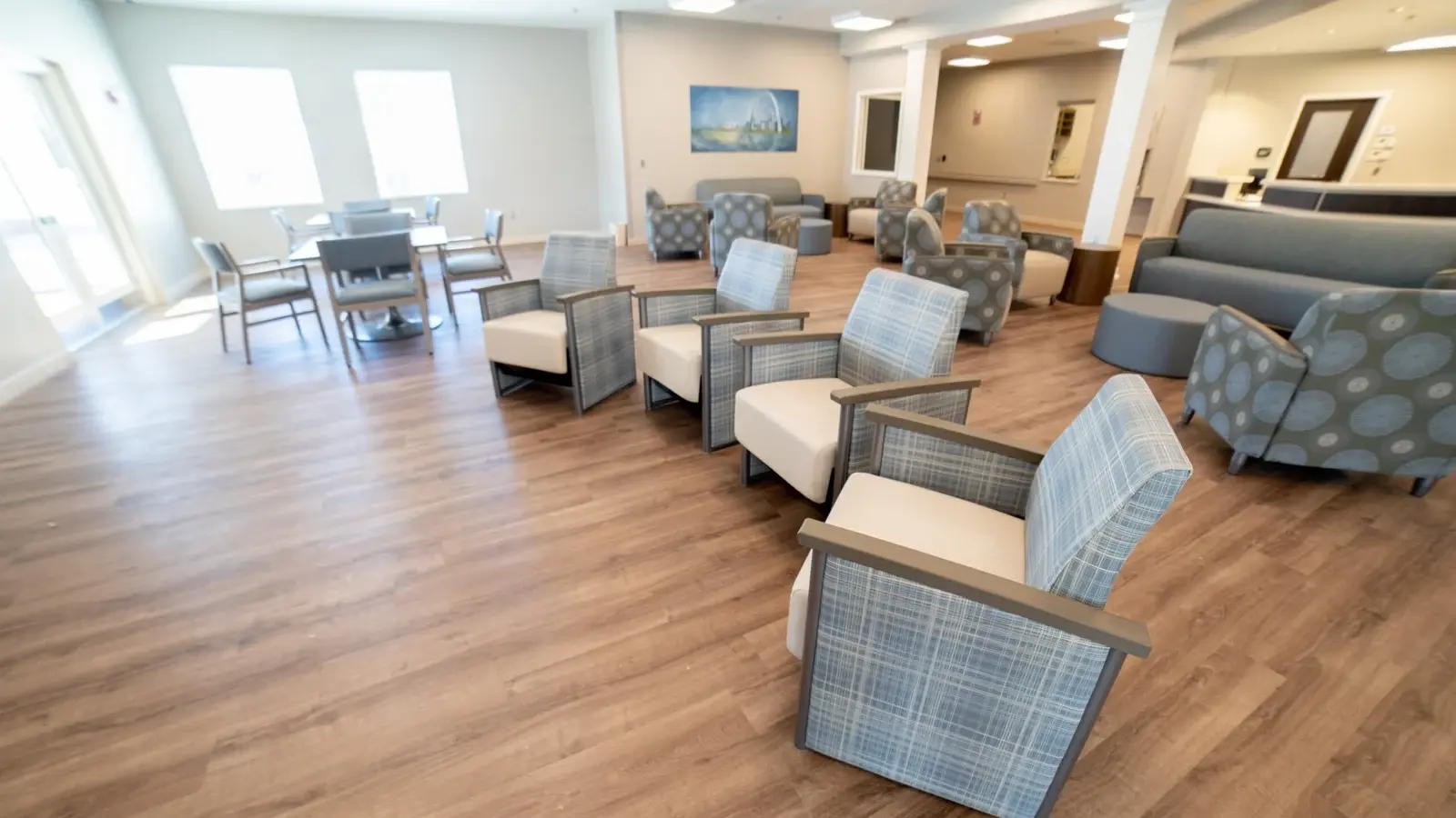 Patient common room at Maryland Heights Center for Behavioral Health