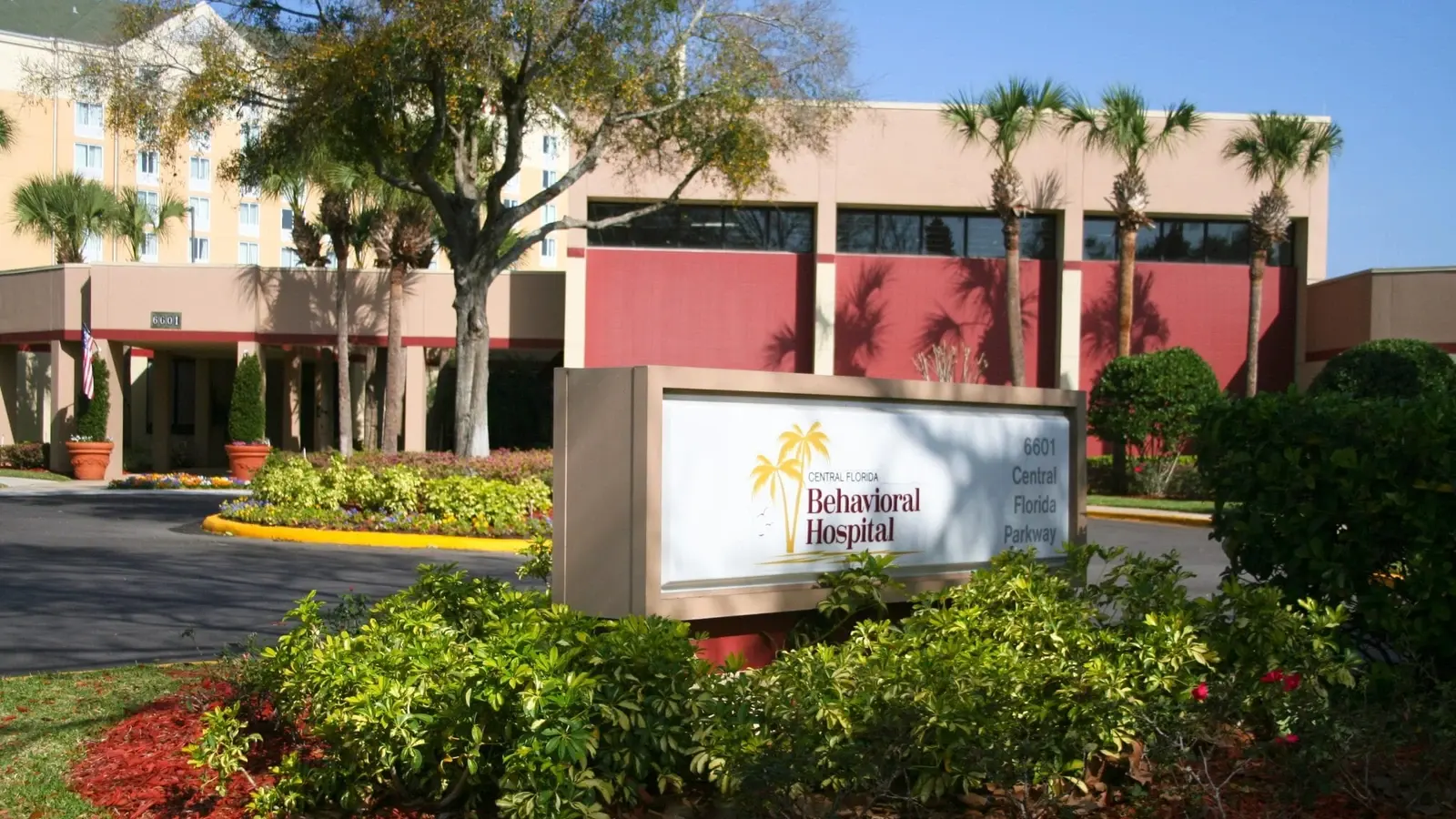 Entrance to Central Florida Behavioral Hospital